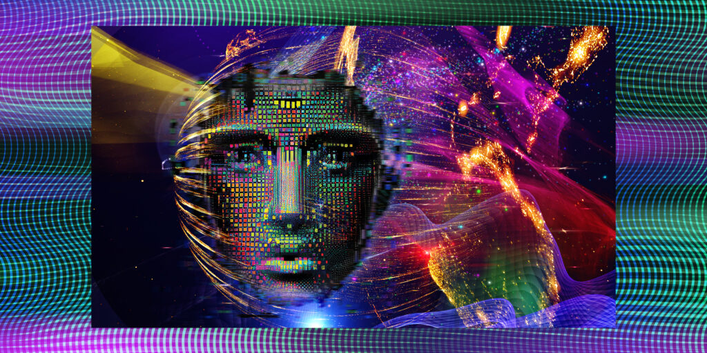 abstract AI image