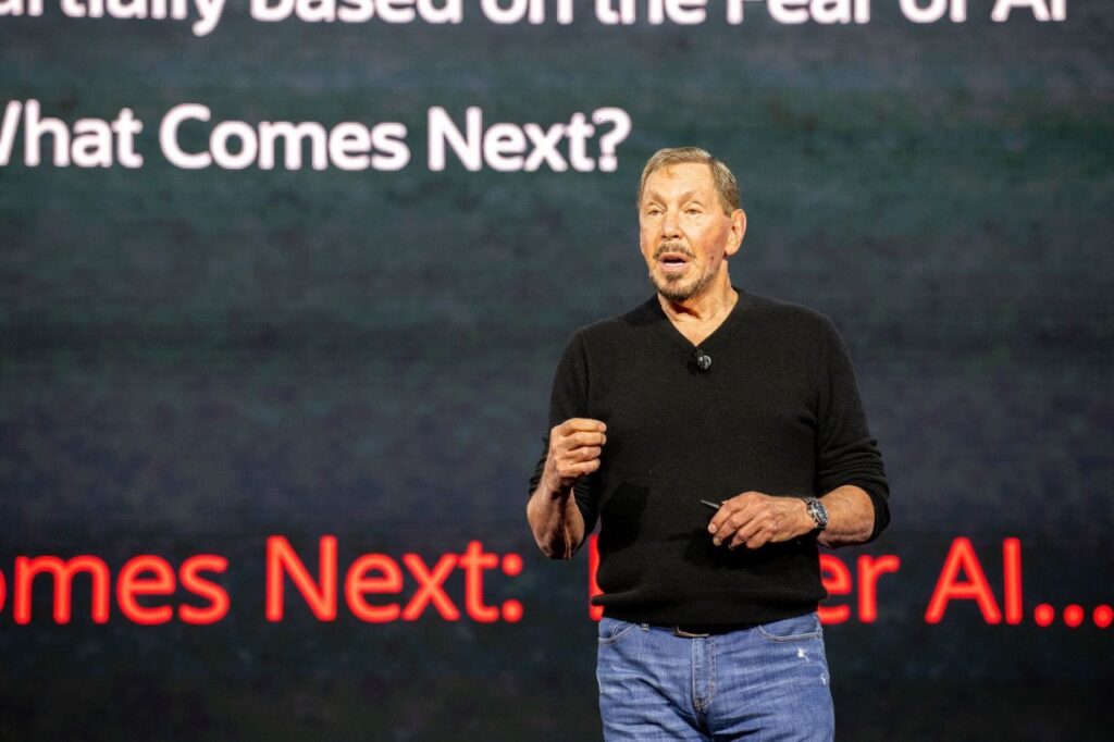 image of Larry Ellison, Oracle CTO | CloudWorld
