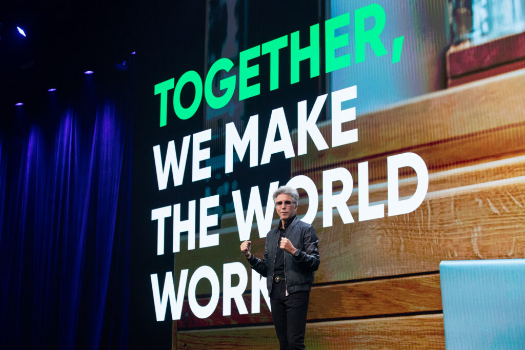 image of Bill McDermott at event | ServiceNow Now Assist