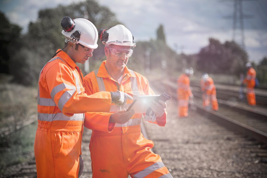 Track workers with iPad