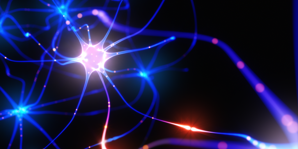An abstract image showing blue rays in a black background | Software applications